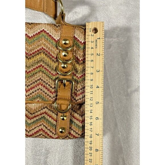 Olivia + Joy Women's Purse Chevron Multicolor Casual Classic Retro Clutch - Picture 4 of 9